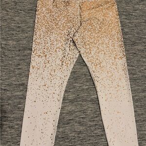 Adult ZYIA active Gold Speckled Leggings